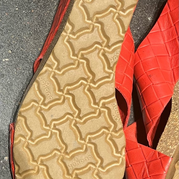 Yokono Wedge Sandals Size 8 - Picture 3 of 6